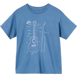 Gibson Kids Acoustic Schematic Tee (Indigo) Small