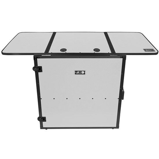 UDG Ultimate Fold Out DJ Table MK2 (White) w/ Wheels