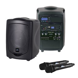 Parallel Audio Pack w/ 1 x HX-765 UUPC Portable PA & 2 x HH6100 Microphones 566MHz