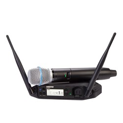 Shure GLXD24+ / B87A Digital Wireless Handheld System BETA87A Vocal Microphone