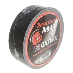 Tenacious Tapes A944 Gaffer Tape Semi Matt (Black) 40 Metre x 48mm Roll
