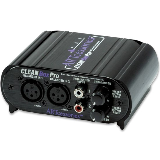 ART Pro Audio CLEANBox Pro Dual Channel Level Converter