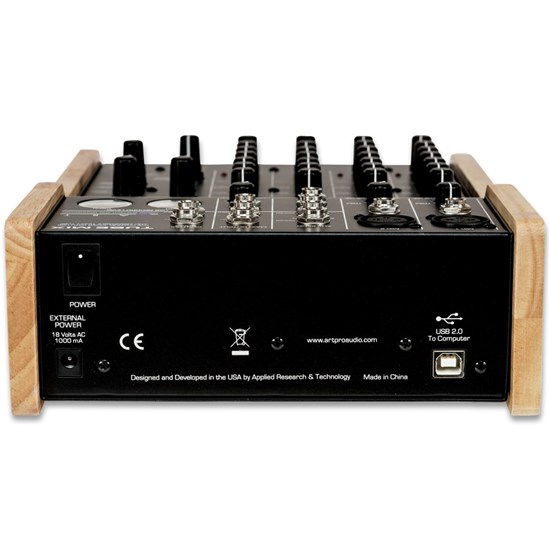 ART Pro Audio TubeMix Fully Featured Tube Driven 5-Channel Stereo USB Mixer