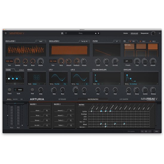 Arturia MiniFreak V Software Synthesizer Education Edition (eLicense Download Only)