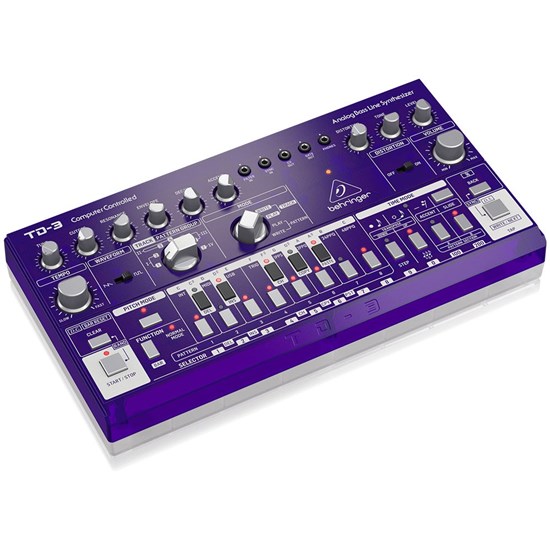 Behringer TD3 Analog Bass Line Synth w/ VCO, VCF & 16-Step Sequencer (Grape)