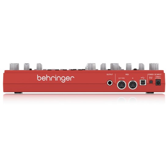 Behringer TD3 Analog Bass Line Synth w/ VCO, VCF & 16-Step Sequencer (Red)