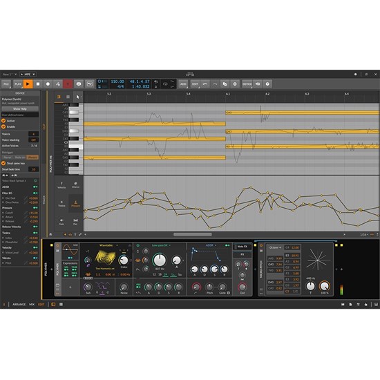 Bitwig Studio 5 Music Production & Performance Software (eLicense Download)