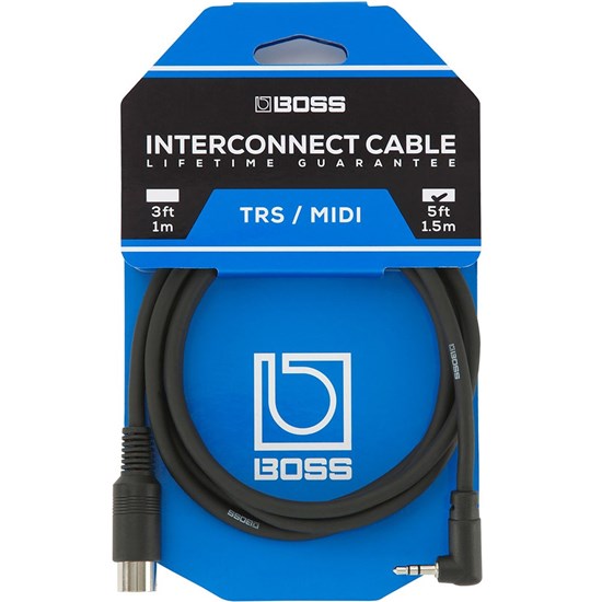 Boss BMIDI-5-35 3.5mm TRS - MIDI Cable (5ft)