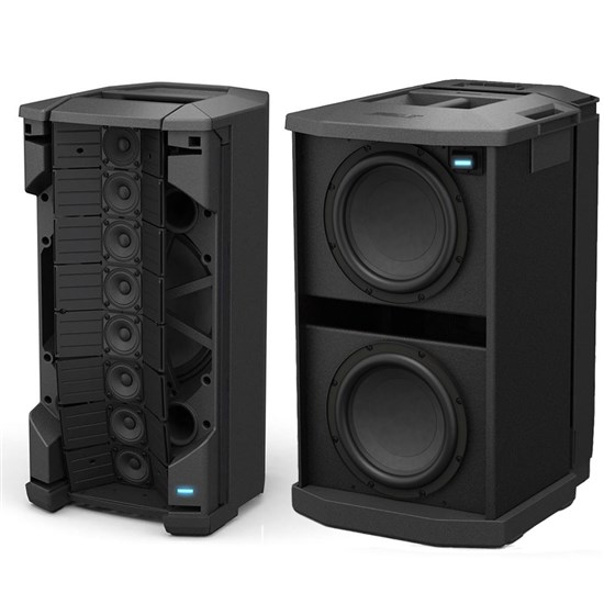 Bose F1 812 Flexible Array PA Speakers x2 w/ 2x F1 Subs