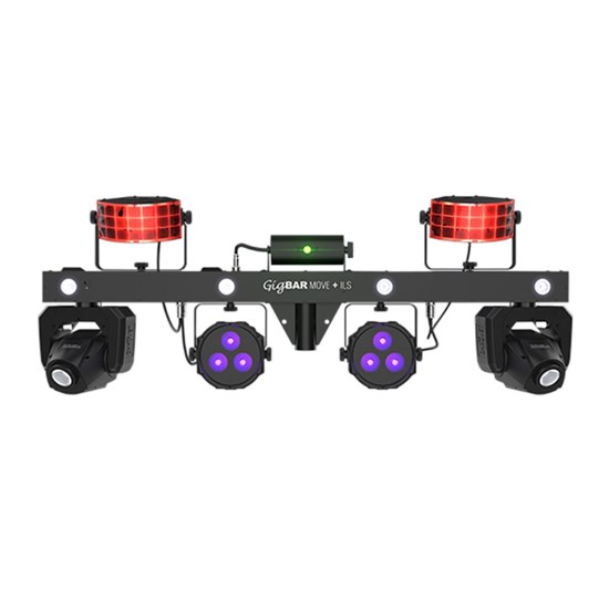 Chauvet GIGBAR Move Plus ILS 5-in-1 Lighting System w/ Accessories & Carry Bags