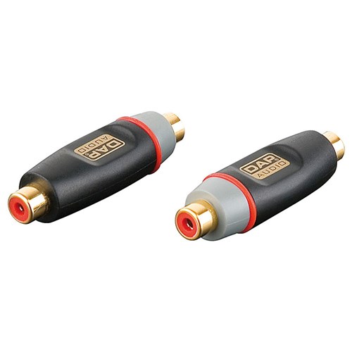 DAP Audio XGA-01 Xcaliber Series RCA(F) to RCA(F) Adapter (SINGLE)