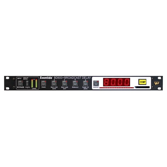 Eventide BD600W+ Broadcast Delay Rack Unit s/ WheatNet-IP Connectivity & Extended Remote