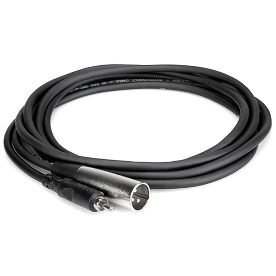 Hosa XRM-110 RCA to XLR(M) Unbalanced Interconnect Cable (10ft)
