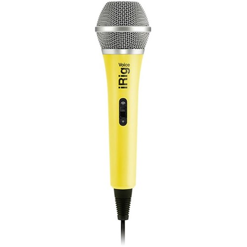 IK Multimedia iRig Voice Handheld Microphone (Yellow)