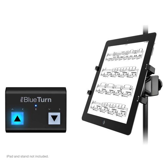 IK Multimedia Tablet Page Turner Bundle w/ iRig BlueTurn & iKlip Xpand