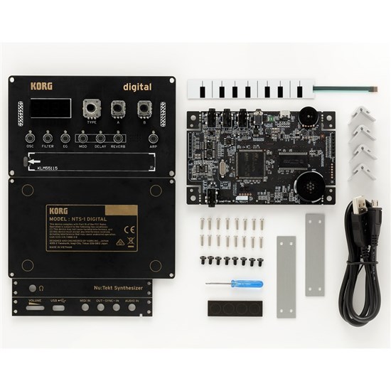 Korg Nu:Tekt NTS-1 DIY Programmable Digital Synth Kit w/ Arpegiator & Effects