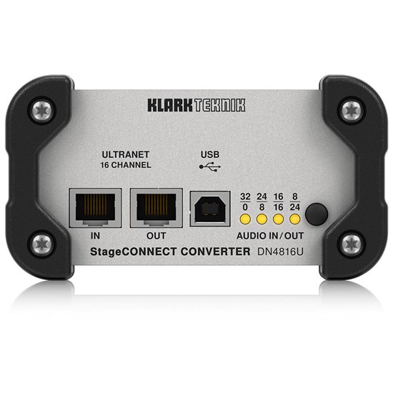 Klark Teknik Bus-Powered StageCONNECT Interface Bridge w/ Multi-Channel USB I/O