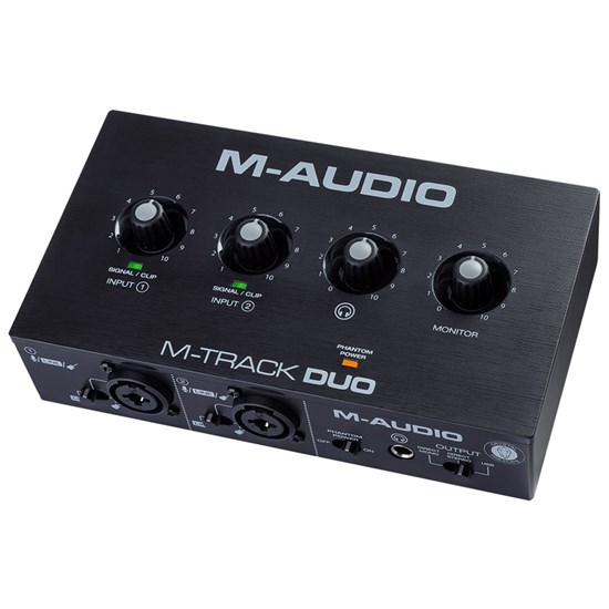 M-Audio M-Track Duo 2-Channel Audio Interface w/ 2 XLR and 1/4-inch Combo Inputs