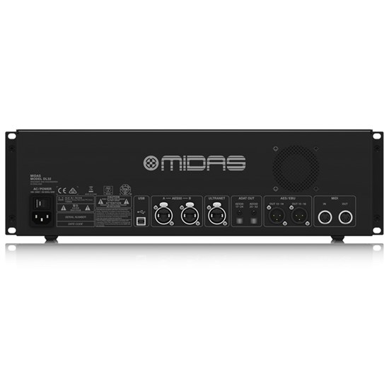 Midas DL32 32-In/16-Out Stage Box w/ 32x Midas Mic Pres, Ultranet & ADAT Interfaces