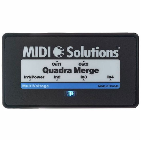 MIDI Solutions 4-In/2-Out Quadra Merge