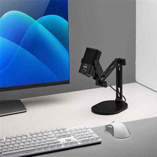 Rode DS2 Compact Desktop Studio Arm for Mounting Mics, Cameras, Smartphones & More