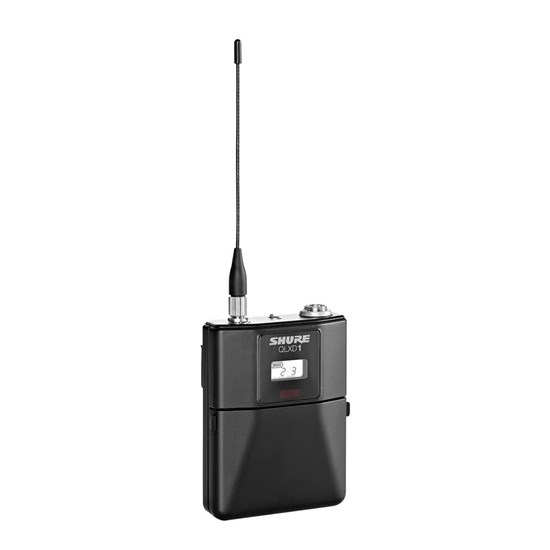 Shure QLXD1K52 Wireless Digital Mic Bodypack Transmitter (K52 Band)