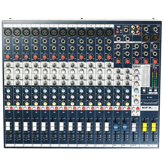 Soundcraft EFX12 12-Channel Mixing Console w/ Lexicon Effects