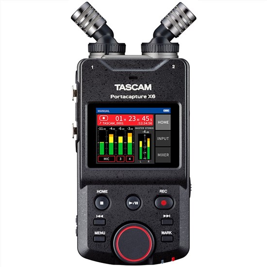 Tascam Portacapture X6 High Resolution Multi-Track Handheld Recorder