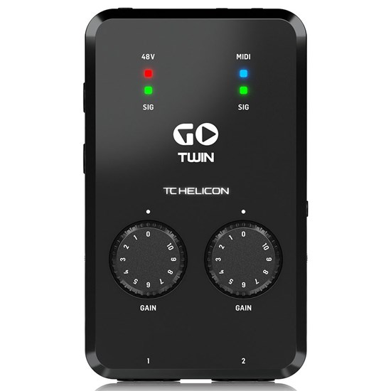 TC Helicon Go Twin 2-Channel High-Definition Audio/MIDI Interface for Mobile Devices