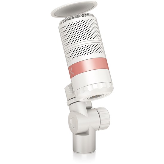 TC Helicon GoXLR Dynamic Broadcast Microphone w/ Integrated Pop Filter (White)