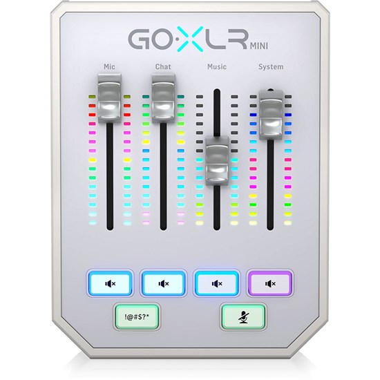 TC Helicon Go XLR Mini All-in-One Audio Interface for Streamers & Creators (White)