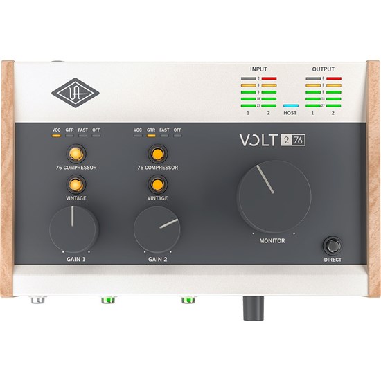 Universal Audio Volt 276 Pack 2-In/2-Out USB 2.0 Interface w/ Condenser Mic & Headphones