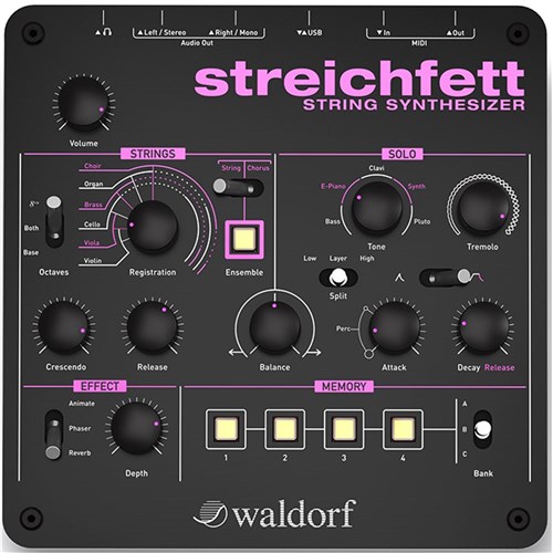 Waldorf Streichfett Polyphonic Desktop Synthesizer Module