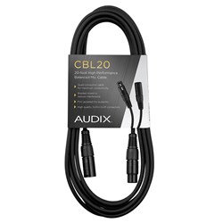 Audix CBL20 20 Foot XLR-XLR Mic Cable