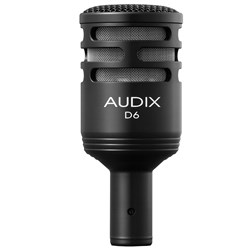 Audix D6 Professional Dynamic Bass & Kick Drum Microphone