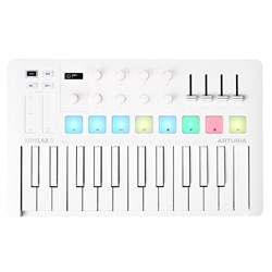 Arturia MiniLab Mk3 25-Key Universal MIDI Controller (Ltd Edition Alpine White)
