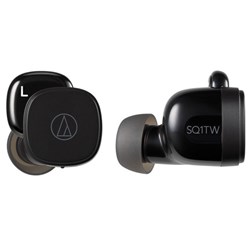 Audio Technica ATH-SQ1TW Truly Wireless In-Ear Headphones (Black)