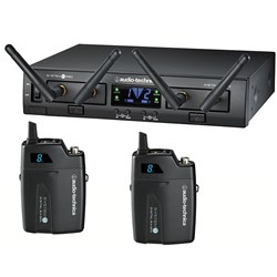 Audio Technica System 10 Pro ATW1311 Dual Body-Pack Wireless Mic System