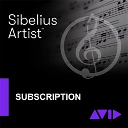 Avid Sibelius Artist 1-Year Subscription - NEW (eLicense)