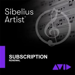 Avid Sibelius Artist 1-Year Subscription - RENEWAL (eLicense)