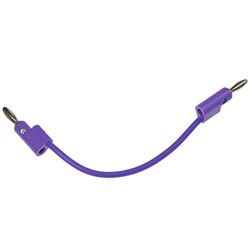 Buchla Banana Cable - 12.5cm / 5" (Violet)