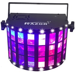 Disco Lights 7 Colors LED Water Ripples Effect Light Projector Stage Lights Party Lights Sound Activated with IR Remote Control Microphone for DJ KTV Disco Christmas Halloween Parties 