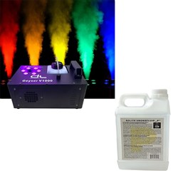 DL GEYSER1000 LED Smoke Machine Pack w/ 1 x DL-FOG2L