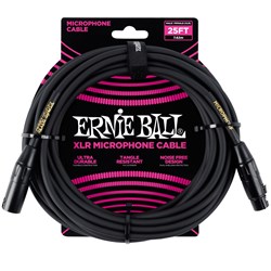 Ernie Ball 25' Male / Female XLR Microphone Cable