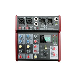 E-lektron AIM-66 Audio Mixer w/ 2x Mic Preamps, DSP Multi-FX & USB-Interface