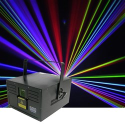 Event Lighting EL5000RGBPRO RGB Animation Laser (5W) w/ Road Case