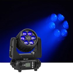Event Lighting LM6X15 6x15W RGBW Moving Head Zoom Wash