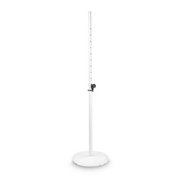 Gravity SSPWBSET1W Loudspeaker Stand w/ Base & Cast Iron Weight Plate (White)