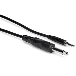 Hosa CMP-103 1/4" TS to 3.5mm TRS Mono Interconnect Cable (3ft)