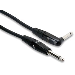 Hosa HGTR-025R REAN Straight to Right-Angle Pro Guitar Cable (25ft)